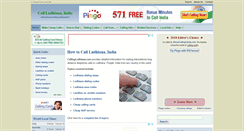 Desktop Screenshot of callingludhiana.com